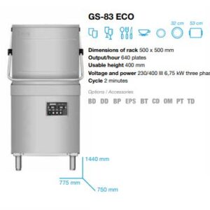 GS-83 ECO vaatwasser